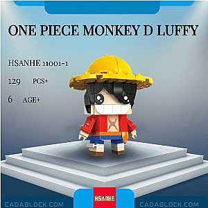 HSANHE 11001-1 One Piece Monkey D Luffy Movies and Games