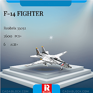 REOBRIX 33032 F-14 Fighter Military