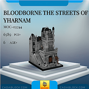 MOC Factory 155744 Bloodborne The Streets of Yharnam Modular Building