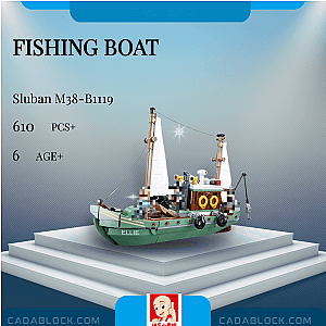 Sluban M38-B1119 Fishing Boat Creator Expert