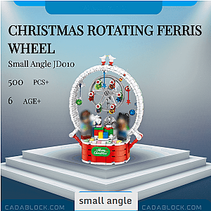 Small Angle JD010 Christmas Rotating Ferris Wheel Creator Expert