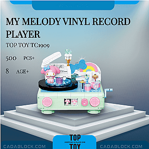 TOPTOY TC1909 My Melody Vinyl Record Player Creator Expert