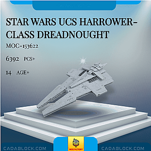 MOC Factory 153622 Star Wars UCS Harrower-Class Dreadnought Star Wars