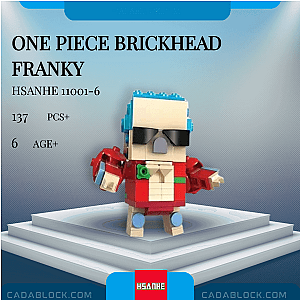 HSANHE 11001-6 One Piece Brickhead Franky Modular Building