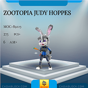 MOC Factory 89223 Zootopia Judy Hoppes Movies and Games