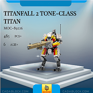 MOC Factory 89226 Titanfall 2 Tone-Class Titan Movies and Games