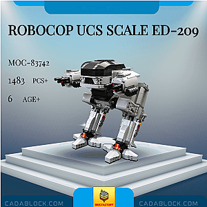 MOC Factory 83742 RoboCop UCS scale ED-209 Movies and Games