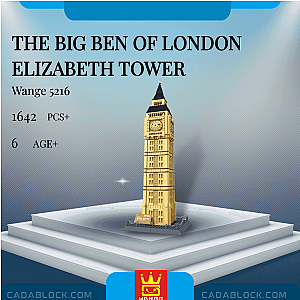 WANGE 5216 The Big Ben of London Elizabeth Tower Modular Building