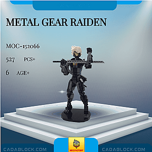 MOC Factory 152066 Metal Gear Raiden Movies and Games