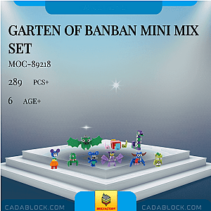 MOC Factory 89218 Garten of Banban Mini Mix Set Movies and Games