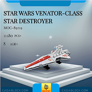 MOC Factory 89219 Star Wars Venator-class Star Destroyer Star Wars