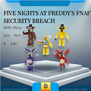 MOC Factory 89237 Five Nights at Freddy's FNAF Security Breach Movies and Games