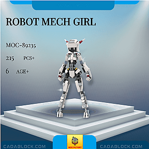 MOC Factory 89235 Robot Mech Girl Creator Expert