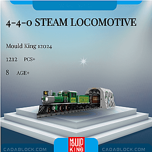 MOULD KING 12024 4-4-0 Steam Locomotive Technician
