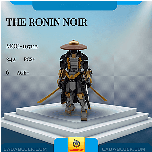 MOC Factory 107112 The Ronin Noir Movies and Games