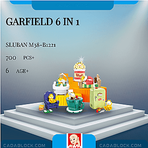 Sluban M38-B1221 Garfield 6 in 1 Creator Expert