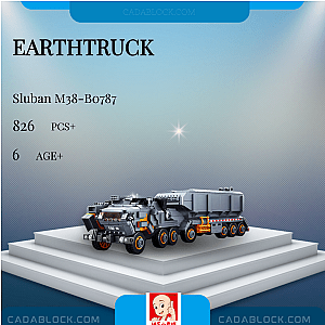 Sluban M38-B0787 EarthTruck Movies and Games