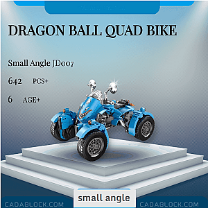 Small Angle JD007 Dragon Ball Quad Bike Creator Expert