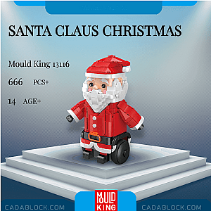 MOULD KING 13116 Santa Claus Christmas Creator Expert