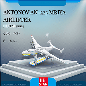 JIESTAR 57014 Antonov An-225 Mriya Airlifter Technician