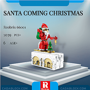 REOBRIX 66001 Santa Coming Christmas Creator Expert