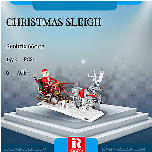 REOBRIX 66002 Christmas Sleigh Creator Expert