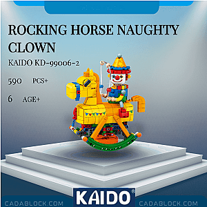 KAIDO KD-99006-2 Rocking Horse Naughty Clown Creator Expert