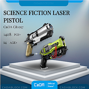 CaDa C81057 Science Fiction Laser Pistol Military