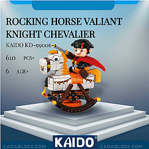 KAIDO KD-99006-1 Rocking Horse Valiant Knight Chevalier Creator Expert