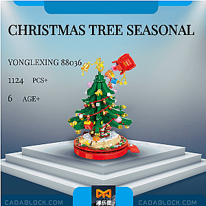 YONGLEXING 88036 Christmas Tree Seasonal Creator Expert