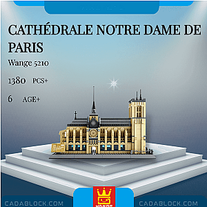 WANGE 5210 Cathédrale Notre Dame de Paris Modular Building