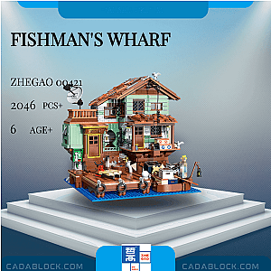 ZHEGAO 00421 Fishman's Wharf Creator Expert