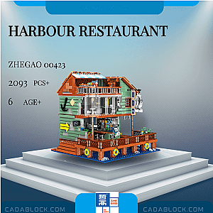 ZHEGAO 00423 Harbour Restaurant Creator Expert