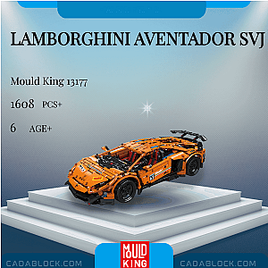 MOULD KING 13177 Lamborghini Aventador SVJ Technician