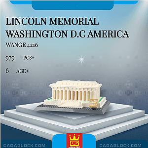 WANGE 4216 Lincoln Memorial Washington D.C America Modular Building