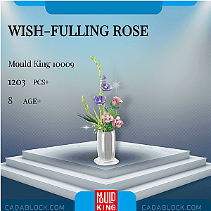 MOULD KING 10009 Wish-fulling Rose Creator Expert