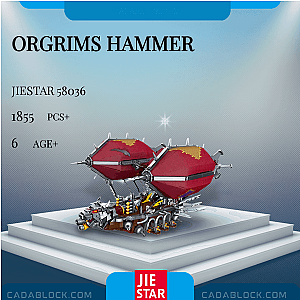 JIESTAR 58036 Orgrims Hammer Movies and Games