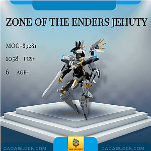 MOC Factory 89281 Zone of the Enders Jehuty Movies and Games