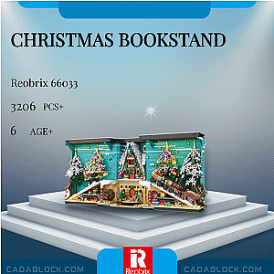 REOBRIX 66033 Christmas Bookstand Creator Expert