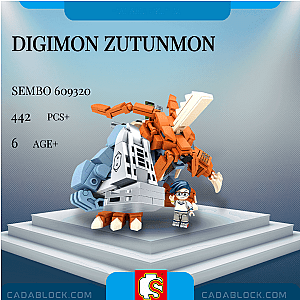SEMBO 609320 Digimon Zutunmon Creator Expert