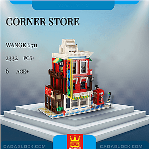 WANGE 6311 Corner Store Modular Building