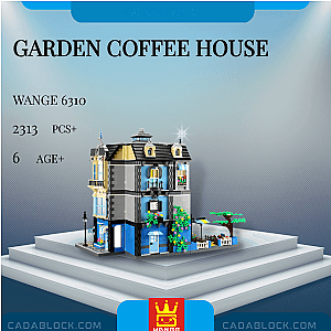 WANGE 6310 Garden Coffee House Modular Building