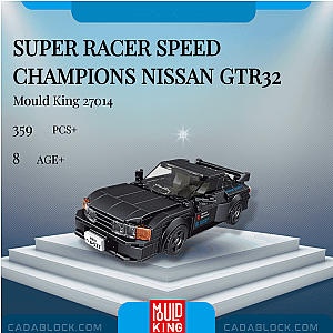 MOULD KING 27014 Super Racer Speed Champions Nissan GTR32 Technician