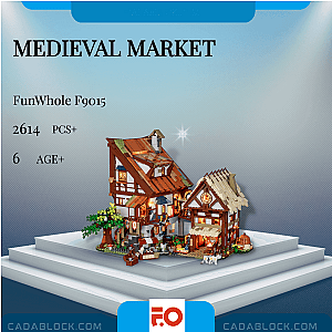FunWhole F9015 Medieval Market Creator Expert