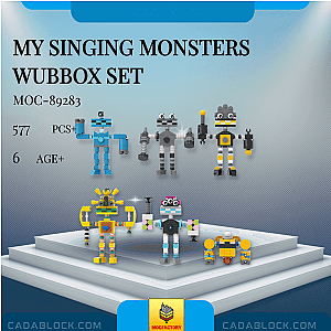 MOC Factory 89283 My Singing Monsters Wubbox Set Movies and Games