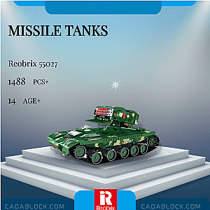 REOBRIX 55027 Missile Tanks Military