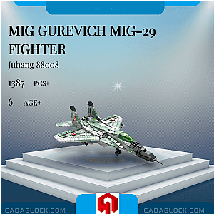 Juhang 88008 Mig Gurevich MIG-29 Fighter Military