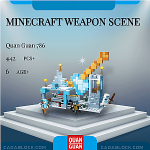 QUANGUAN 786 Minecraft Weapon Scene Creator Expert