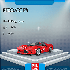 MOULD KING 27041 Ferrari F8 Technician