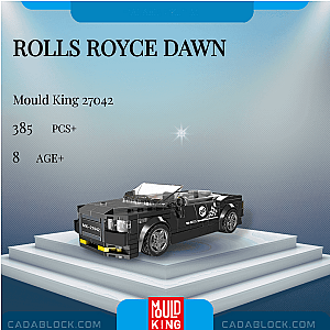 MOULD KING 27042 Rolls Royce Dawn Technician